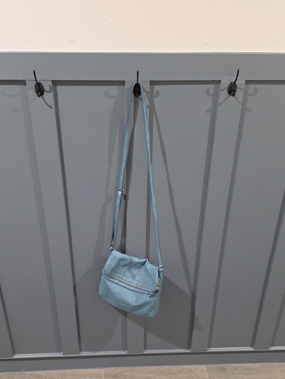 Light Blue Crossbody Shoulder Bag - Relic